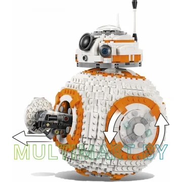 Конструктор Lepin 05128 BB-8 (1238 деталей) картинка 4
